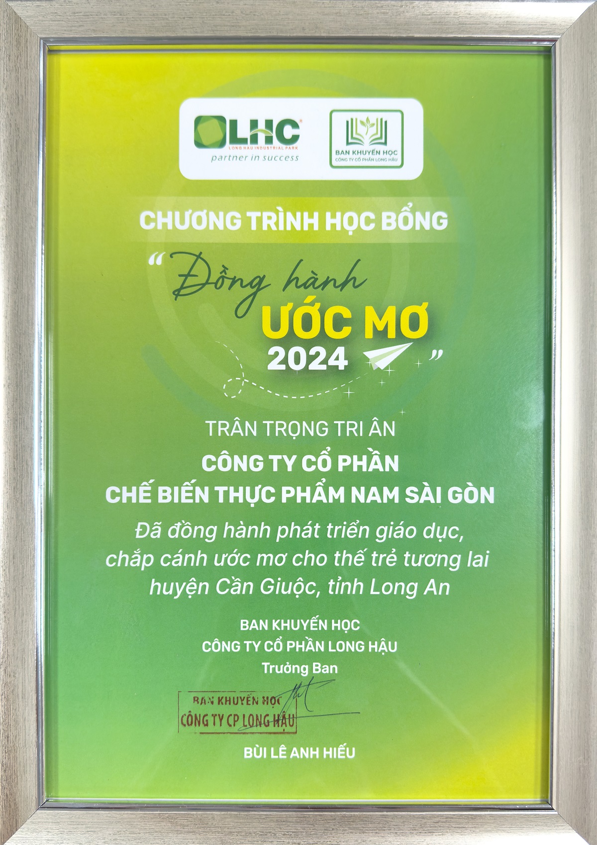 Nam Sài Gòn Food tham gia "Đồng Hành Ước Mơ 2024"