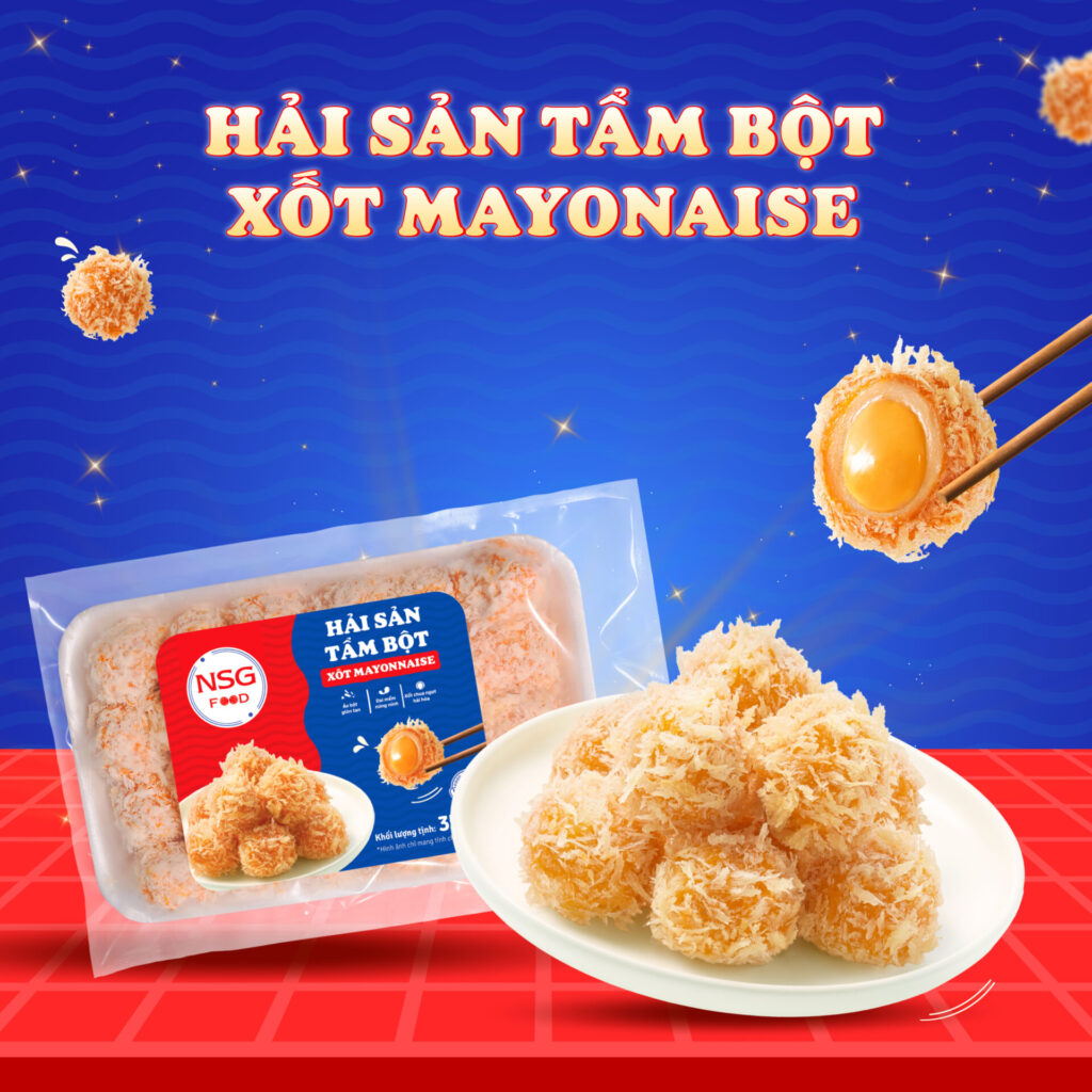 Hải Sản Tẩm Bột Sốt Mayonaise