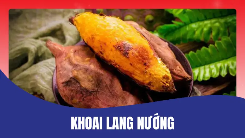 Khoai lang nướng – Món ăn vặt dân dã
