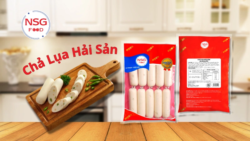Chả Lụa Hải Sản - Tiện lợi và dinh dưỡng